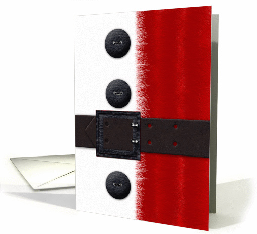 Fury Effect Santa Costume Holiday Greeting card (1185338)