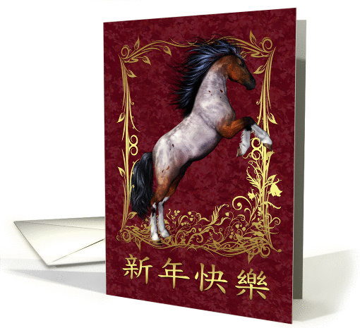 Taiwan Chinese New Year With Traditional Characters card (1208196)