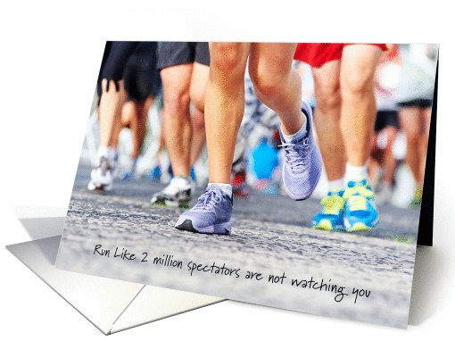 Marathon Good Luck With Runners Feet card (1224406)