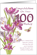 100th Birthday Pink...