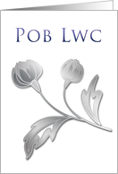 Pob Lwc Good Luck Modern Welsh Language card