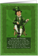 Saint Patrick’s Day card, St. Patrick card