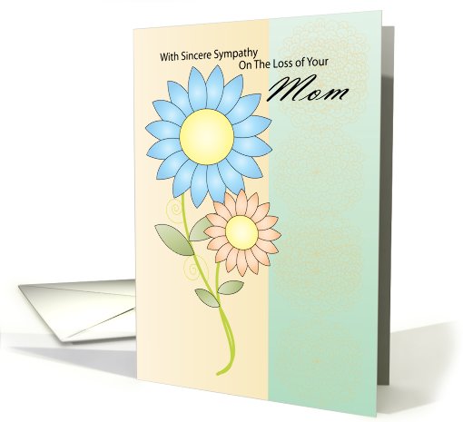 Sympathy card loss of Mom card (421685)