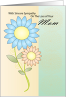 Sympathy card loss of Mom card