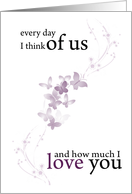 simple I love you card