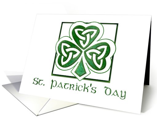 St. Patrick's Day Card Elegant Simple card (550863)