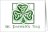 St. Patrick’s Day Card Elegant Simple card