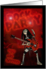 Birthday Party Invitation To A Rock Party card
