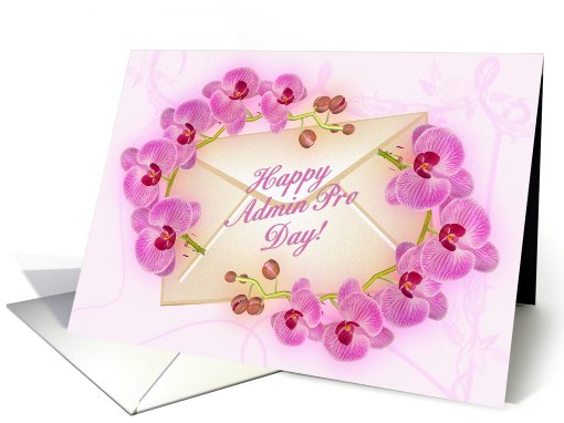 Admin Pro Day Orchids card (601434)