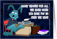 Admin Pro - Thank You For Hard Work card