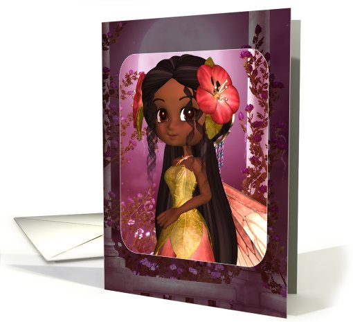 Any Occasion Card - African American Fairy card (616682)