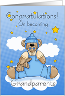 congratulations on becoming grandparents cards to a grandson from