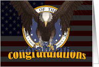 Air Force Commissioning Congratulations Card