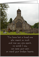Sympathy Card Early Medieval (AD411 to 1066) St. Mungos card