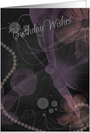 Butterfly Birthday Card - Modern Design card
