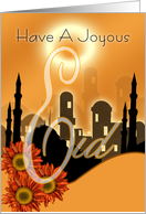 Eid Card, Happy And Joyous Eid, card