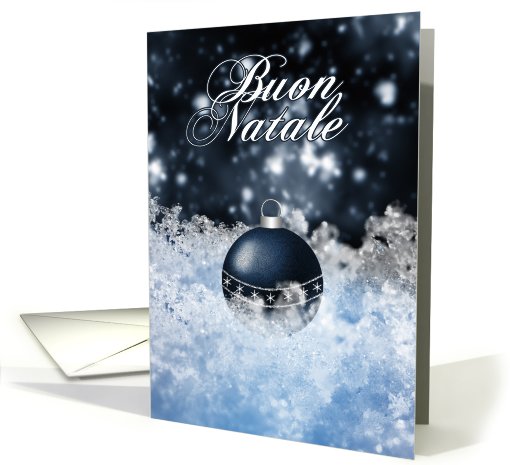 Italian Christmas Card - Buon Natale e Felice Anno Nuovo! card