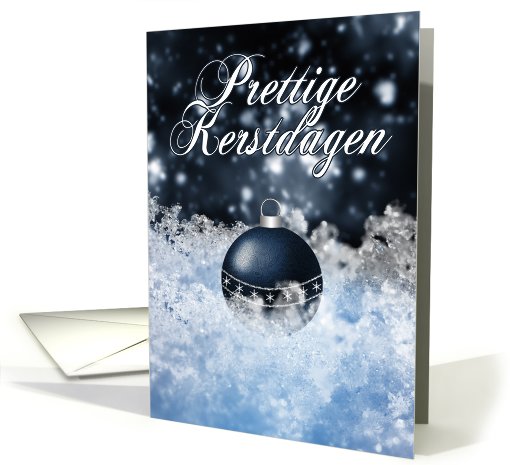 Dutch Christmas Card -  Prettige Kerstdagen card (705469)