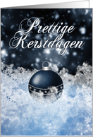 Dutch Christmas Card - Prettige Kerstdagen card