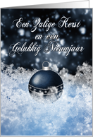 Flemish Christmas Card - Zalige Kerst En Een Gelukkig Nieuwjaar card