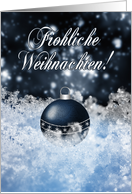 German Christmas Card - Gesegnete Weihnachten und ein glckliches neues Jahr! card