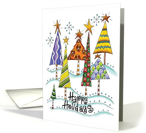 Holiday Tree - Christmas Trees card (721927)
