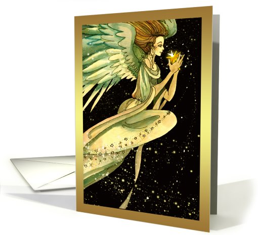 Angel Christmas Card - Season's Greetings card (727021)