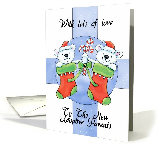 Christmas Card For Newly Adoptive Parents card (734257)