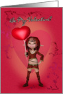 Valentine’s Day Card With Cute Elf card