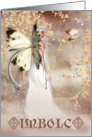 Imbolc Fantasy Fairy Art Card - The Spirit Of Dawn card