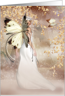 Blank Fantasy Fairy Art Card - The Spirit Of Dawn card