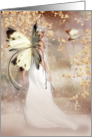 Blank Fantasy Fairy Art Card - The Spirit Of Dawn card