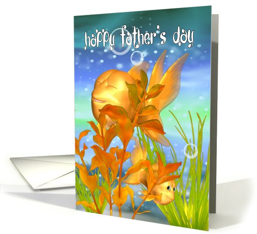 Goldfish Father's Day Card - Goldfish Card For Father's Day card