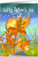 Goldfish Father’s Day Card - Goldfish Card For Father’s Day card
