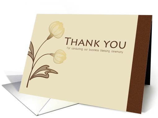 Thank you business blessing card (821312)