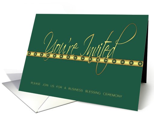 Business Blessing Invitation Card - You're Invited... (822055)