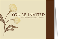 Business Blessing Invitation Card - You’re Invited Business Blessing card