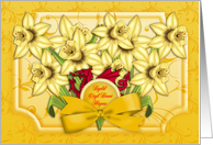 St. David’s Day Greeting Card - Dydd Gwyl Dewi Hapus card