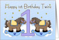 1st Birthday Cards For Twins From Greeting Card Universe