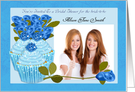 blue bridal shower...