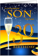 Son 30th Birthday Greeting Card - Special Son card