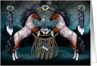 Native American Style Horse Any Occasion Card