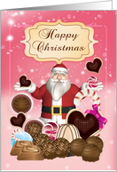 Santa’s Candy Christmas Holiday Card