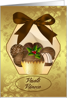 Czech Luxury Chocolate Christmas Card