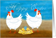 Fun Chicken Easter Card