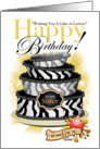 My Bold And Diva-licious Sister’s Birthday Cake card