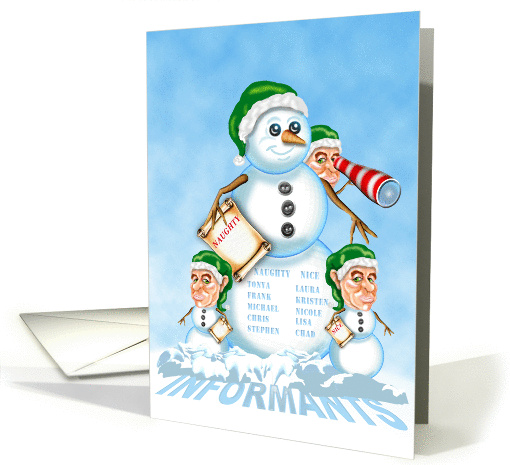 Christmas Informants card (306271)