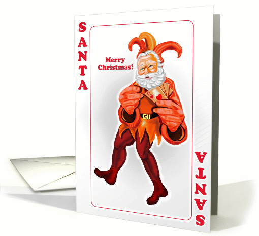 Joker Claus card (311012)