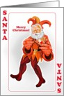 Joker Claus card