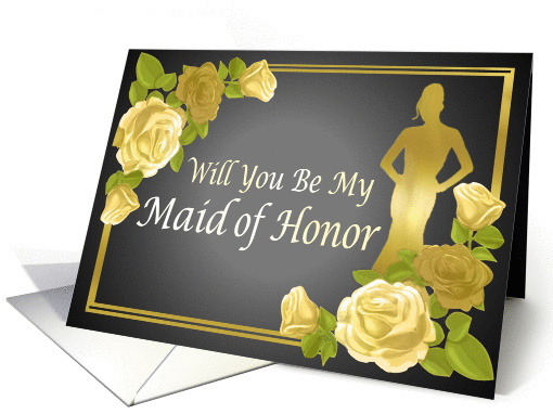 Will you be my maid of honor card (347904)